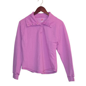 Women's Hanes Small Pink Sweater Pullover